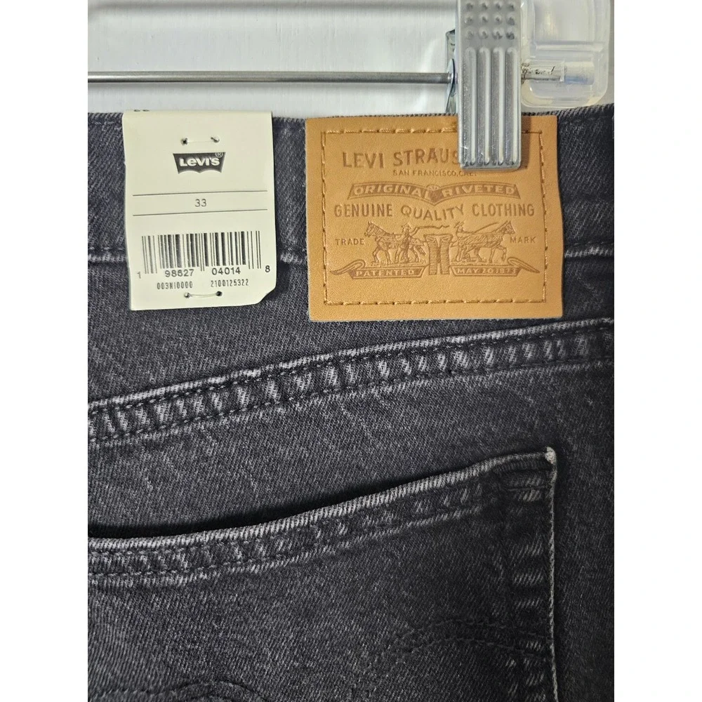 Levis Premium Wedgie Capri Jeans Womens Sz 29 Black High Rise Stretch Denim NWT
